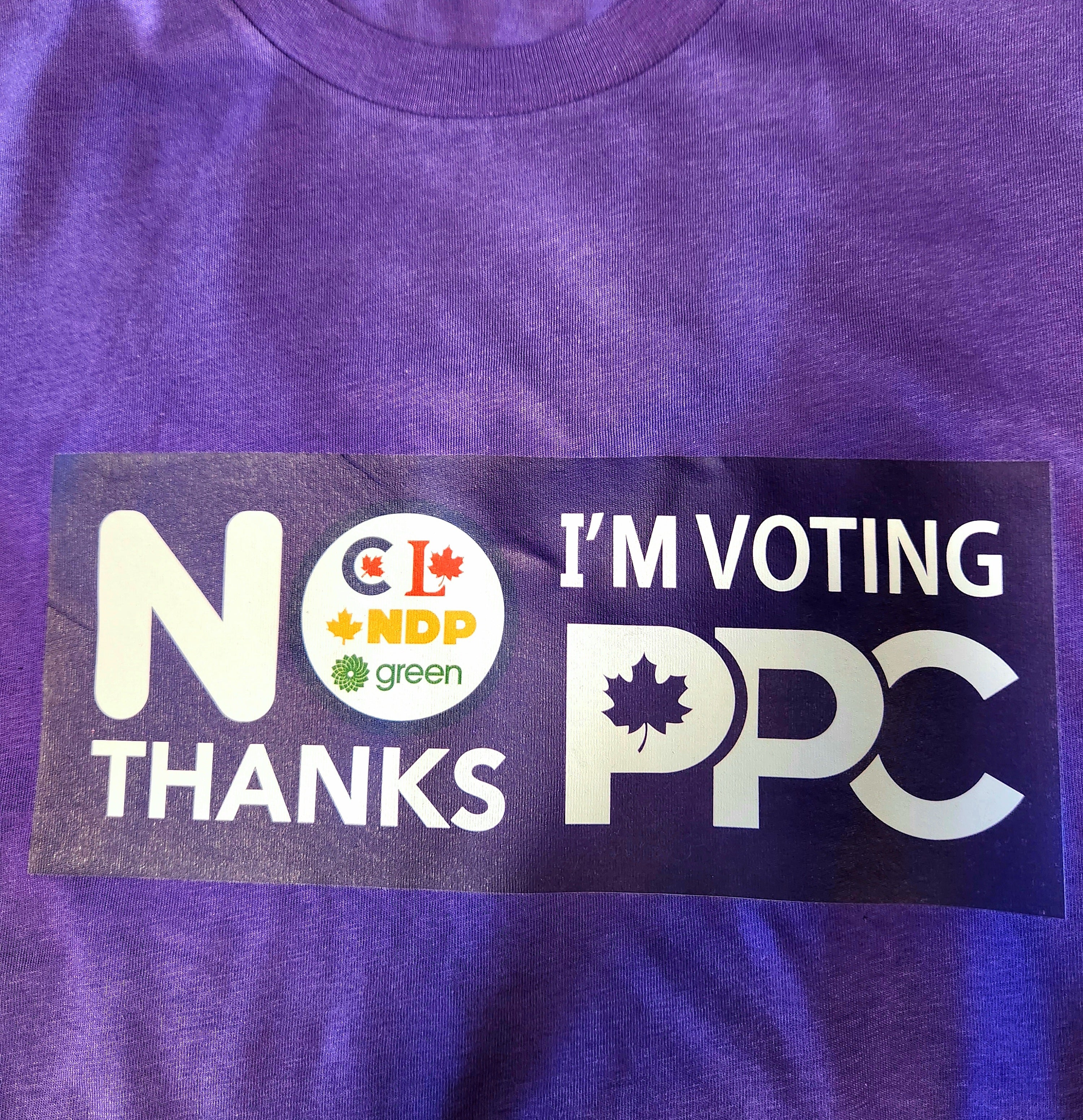 PPC - Je vote PPC T-shirt (Candidat)