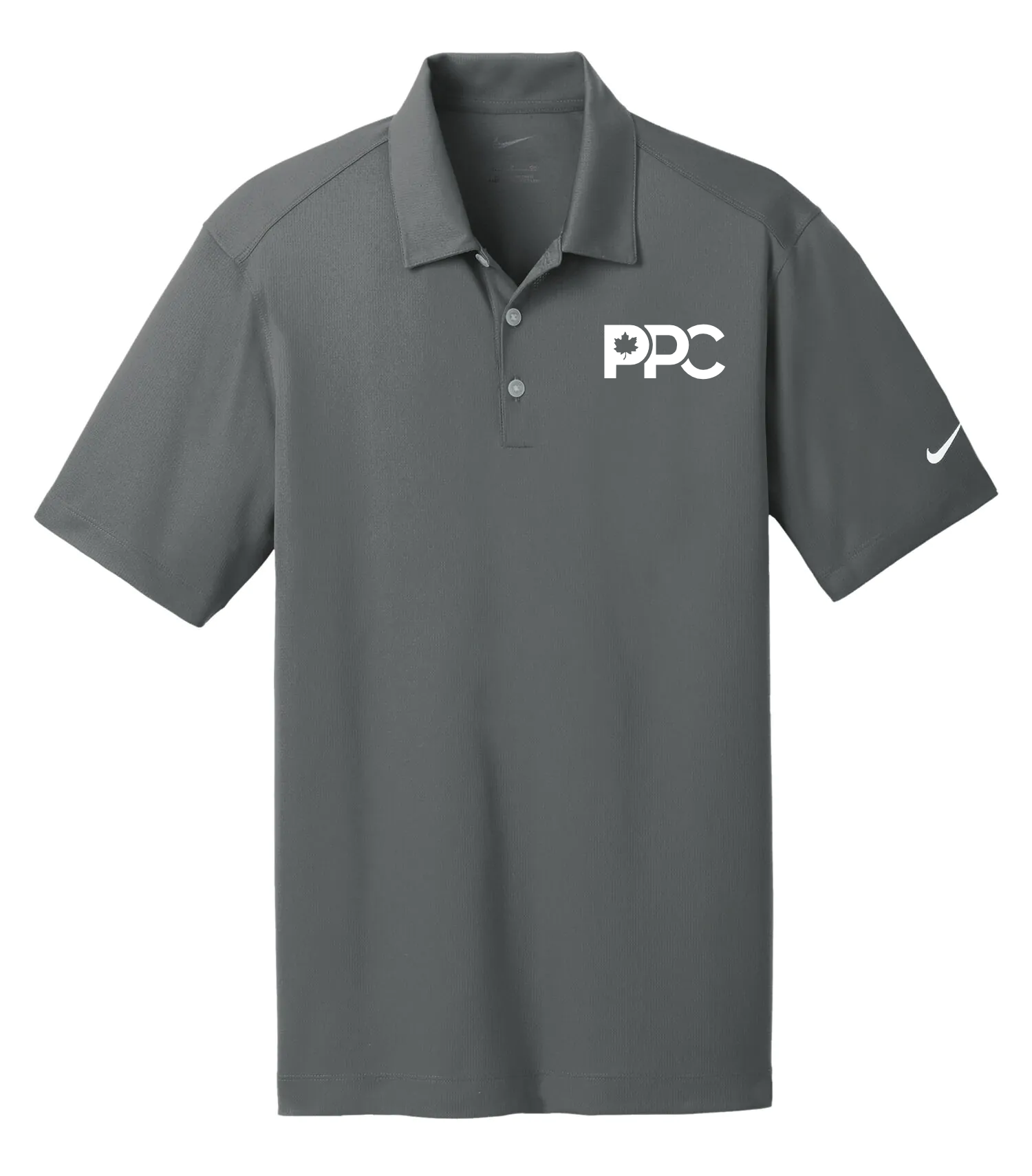 PPC Nike Grey Dri-Fit Polo