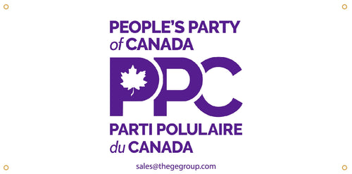 Drapeau bilingue 6x12 PPC (Candidat)