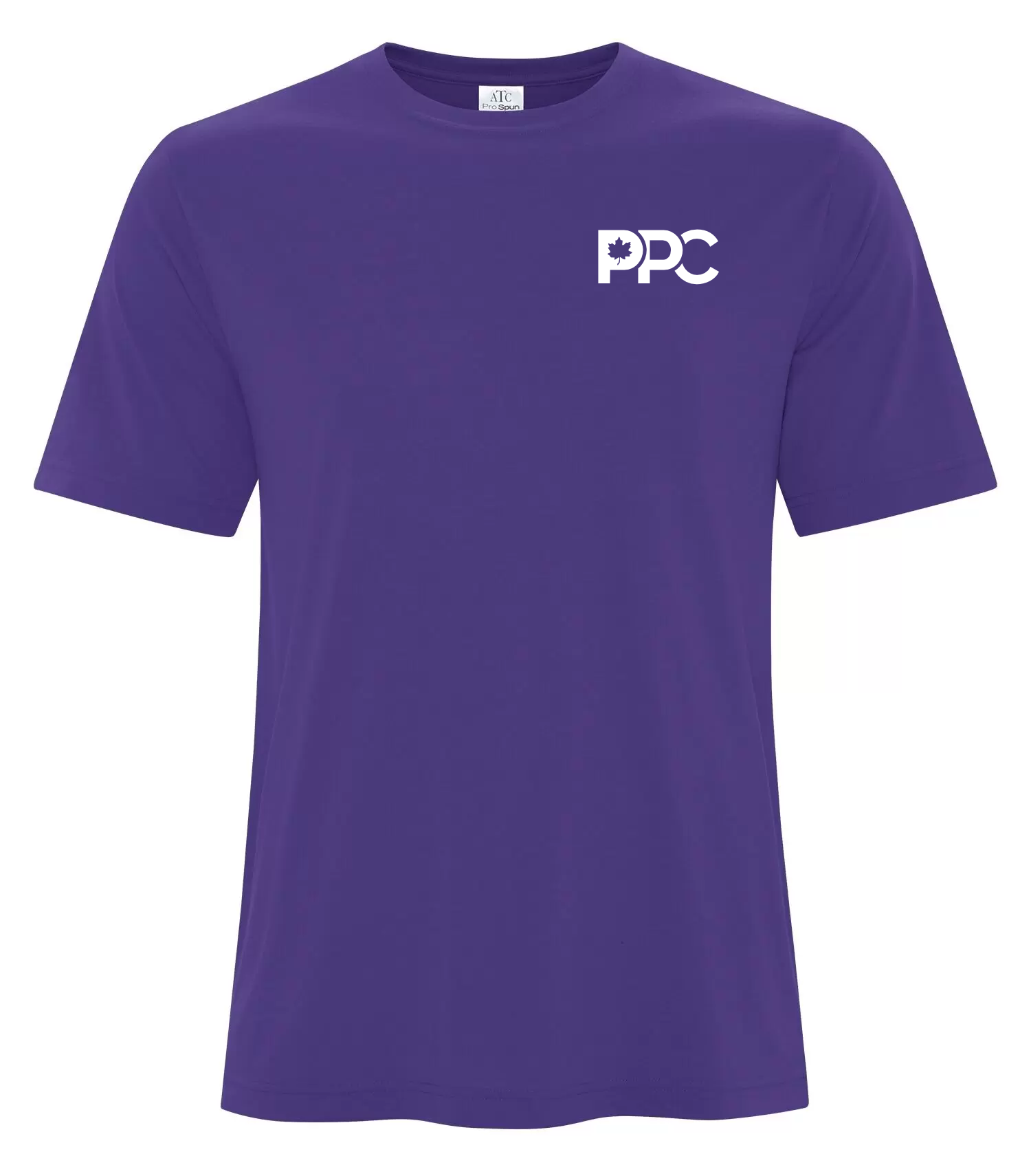 T-shirt violet PPC Pro Spun (candidat)