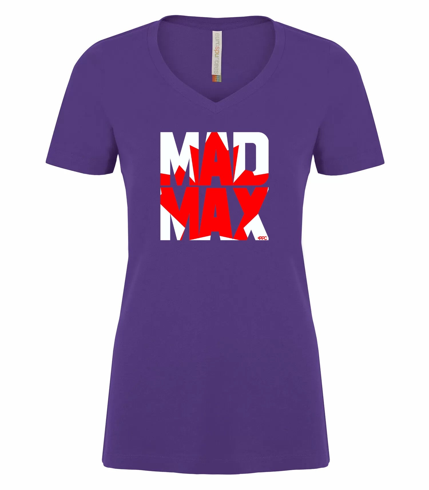 PPC - Tee-shirt Col V Femme Mad Max (Candidat)