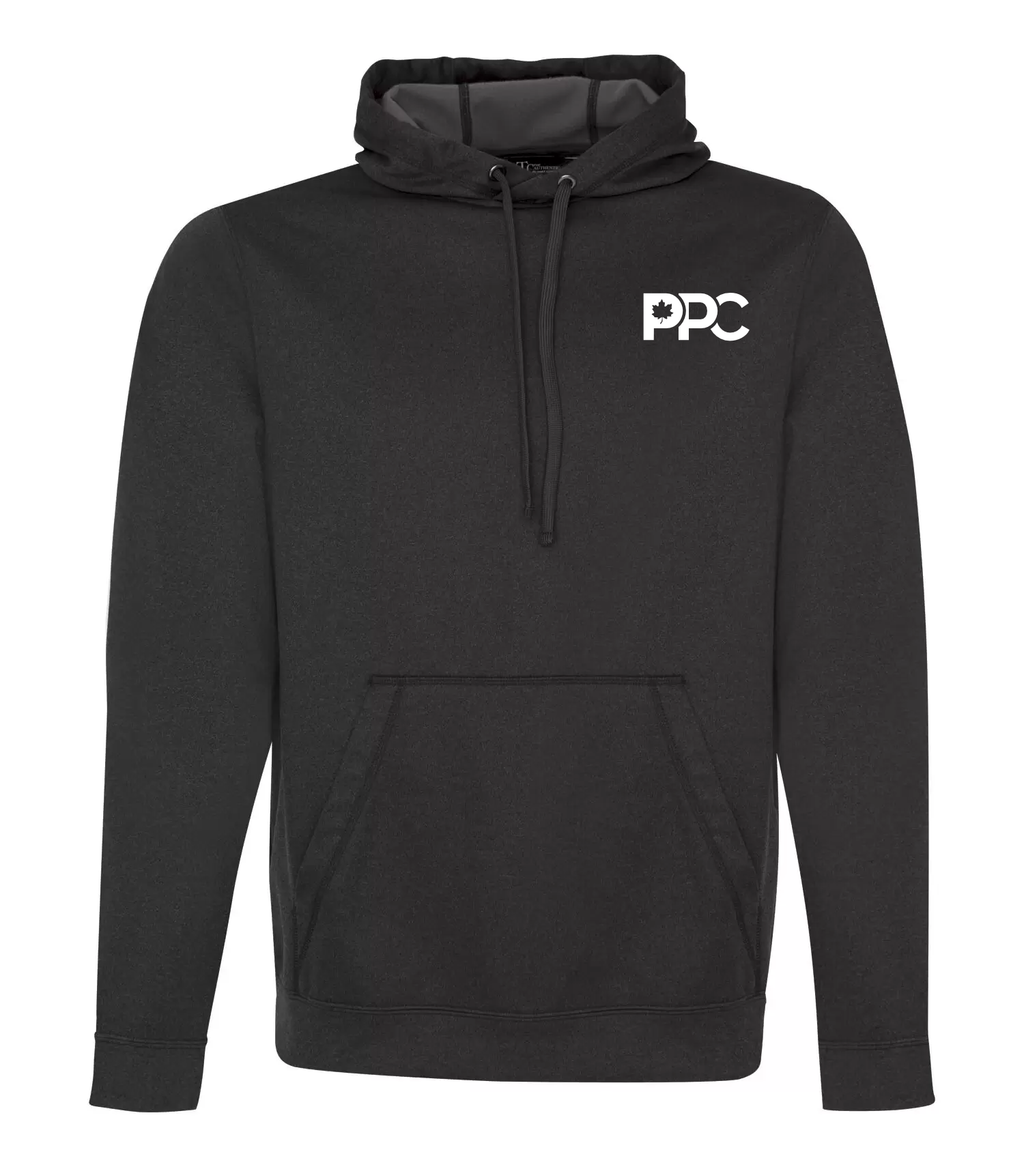 Sweat à capuche PPC gris anthracite