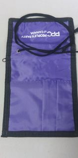 Porte-badge/carte d'identité de luxe PPC violet (candidat)