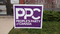 Enseigne PPC sac violet avec cadres