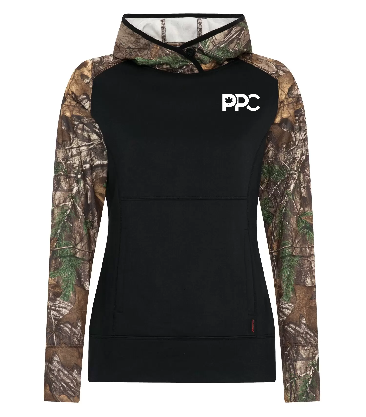 PPC - Ladies - Realtree Blk/Camo Hoodie