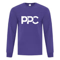 T-shirt à manches longues unisexe violet PPC