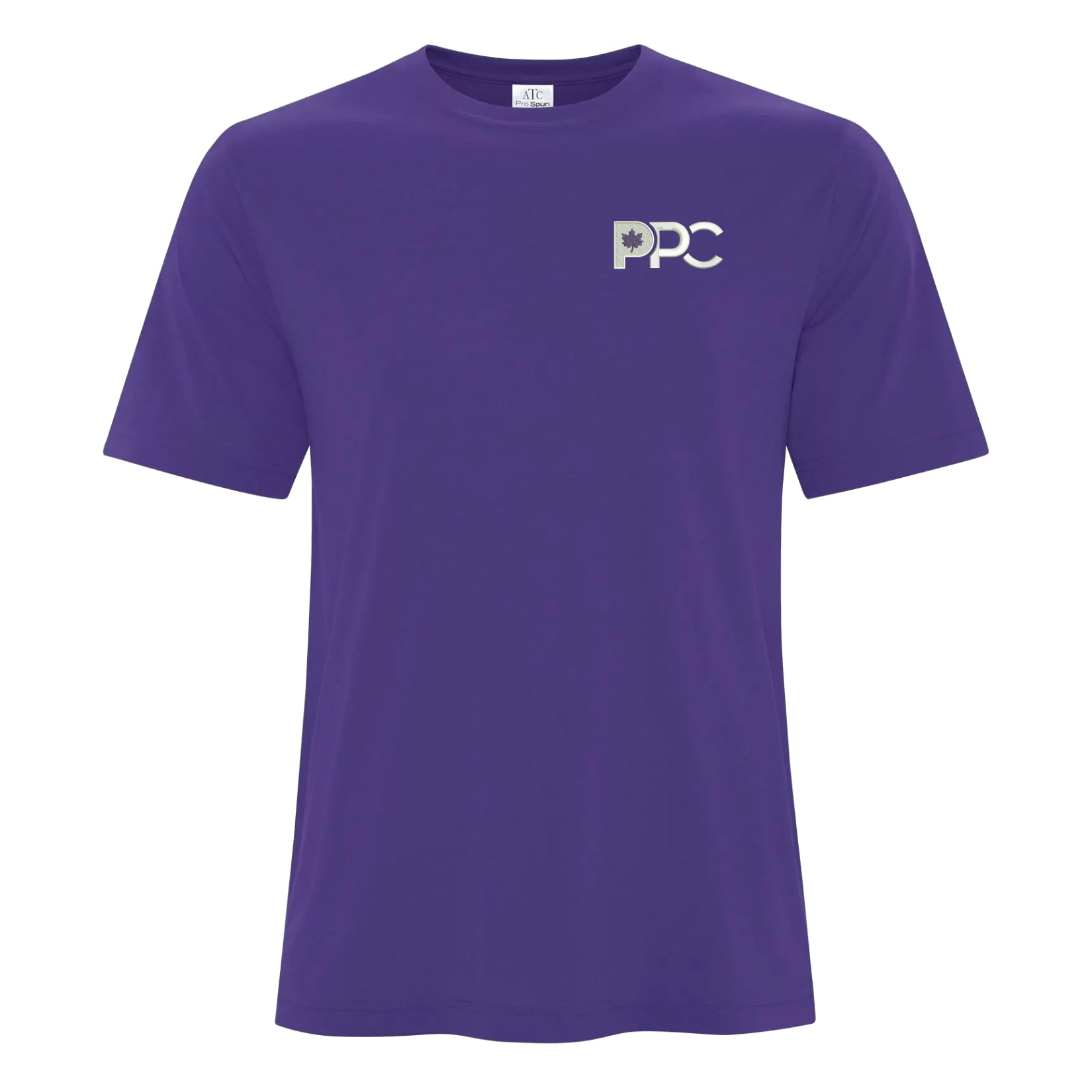 T-shirt violet PPC Pro Spun (candidat)