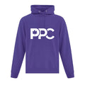 Chandail à capuchon en molleton de tous les jours PPC violet pour adulte