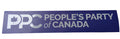 Autocollants de pare-chocs PPC violets (Candidat)