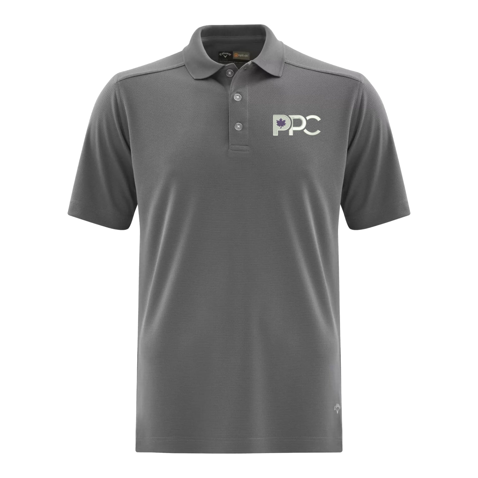 PPC Men's Grey Callaway Polo