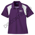 Polo PPC violet/blanc femme (Candidat)