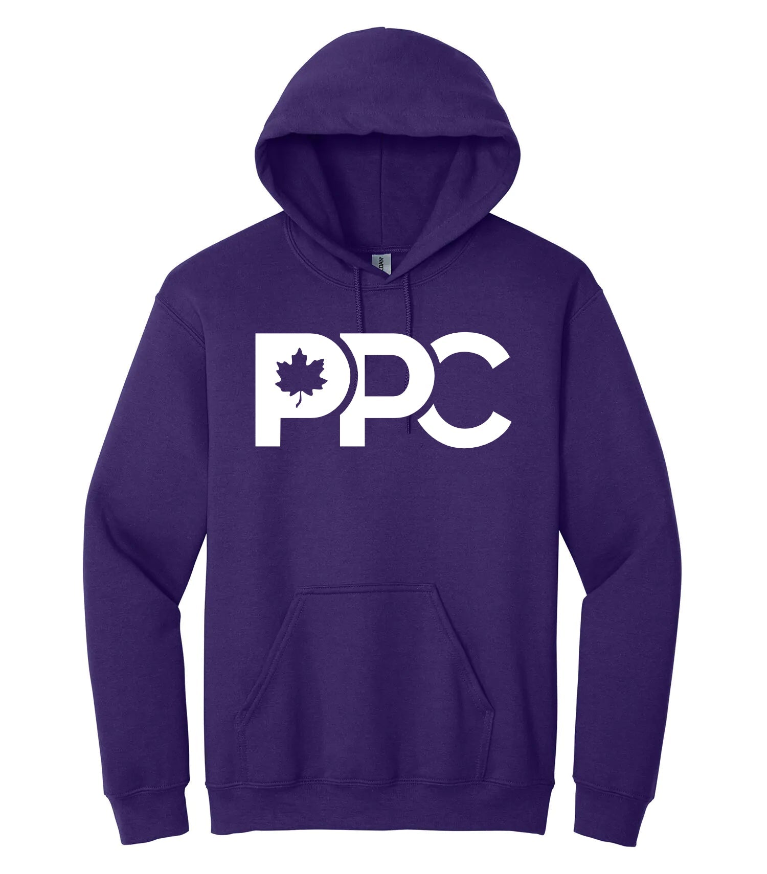 Chandail à capuchon Gildan violet PPC (Candidat)