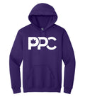 Sweat à capuche Gildan violet PPC