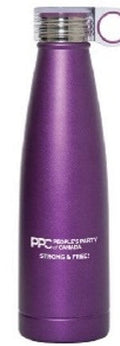 Bouteille d'eau violette PPC 750 ML avec anse (Candidat)