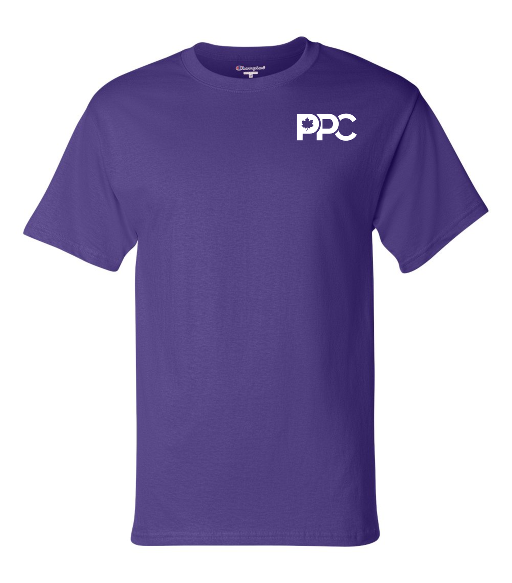 T-shirt violet PPC - Champion (Candidat)